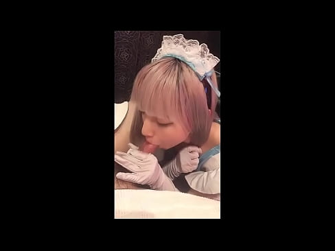 ❤️ Japanese Idol [mayuka], pakaian pembantu rumah Perancis, bahagian 1, blowjob dan jerk dengan losyen ️ Lucah pada ms.xxx050890.ru ❌️